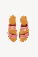 VELVET STUDS PINK
