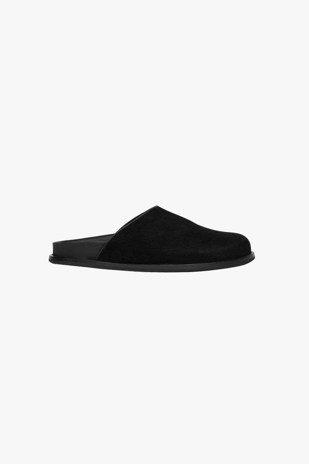 MIA SLIPPER CAMOSCIO NERO