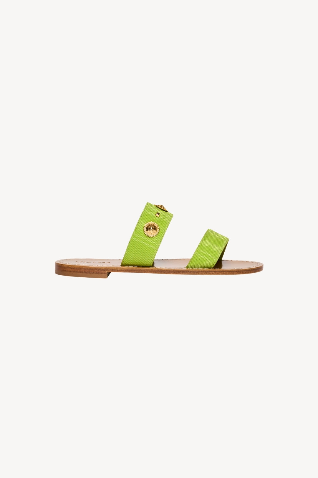 MOIRÈ STUDS LIME