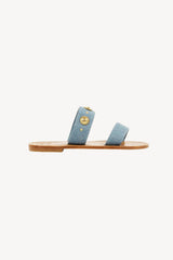 STUDS DENIM CHIARO