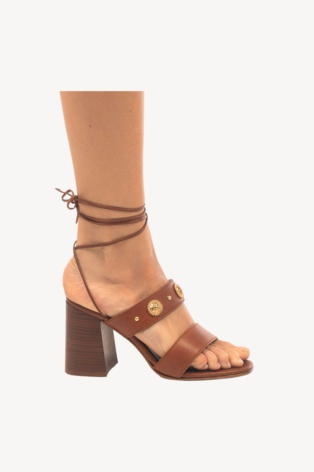 CUOIO STUDS TACCO