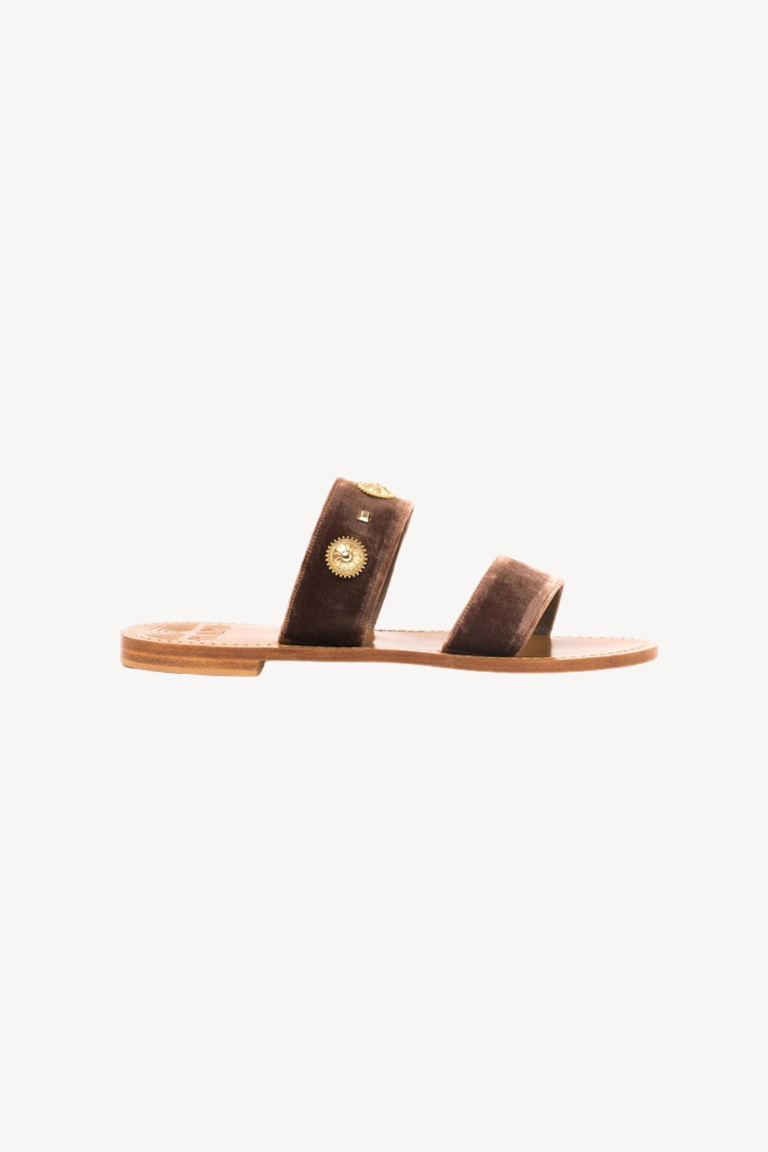 VELVET STUDS CHOCO