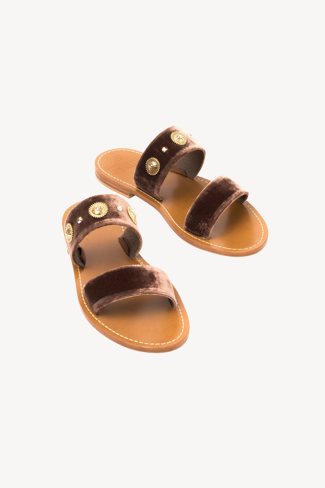 VELVET STUDS CHOCO