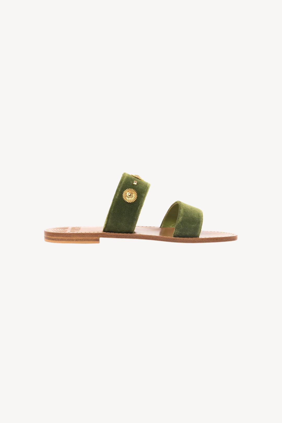 VELVET STUDS GREEN