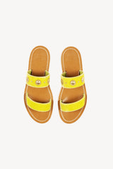 VELVET STUDS LIME