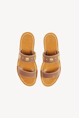 VELVET STUDS PECAN
