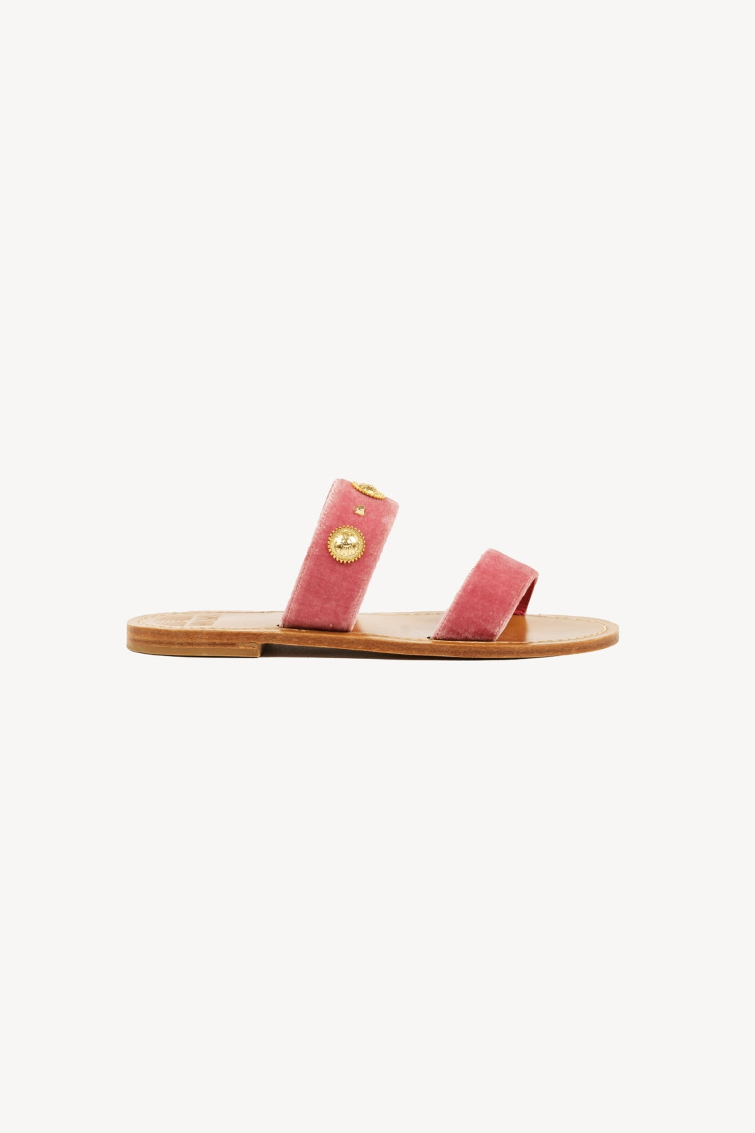VELVET STUDS PINK