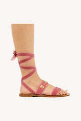 VELVET STUDS PINK